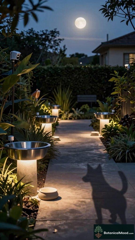 motion activated bird bath enhancement