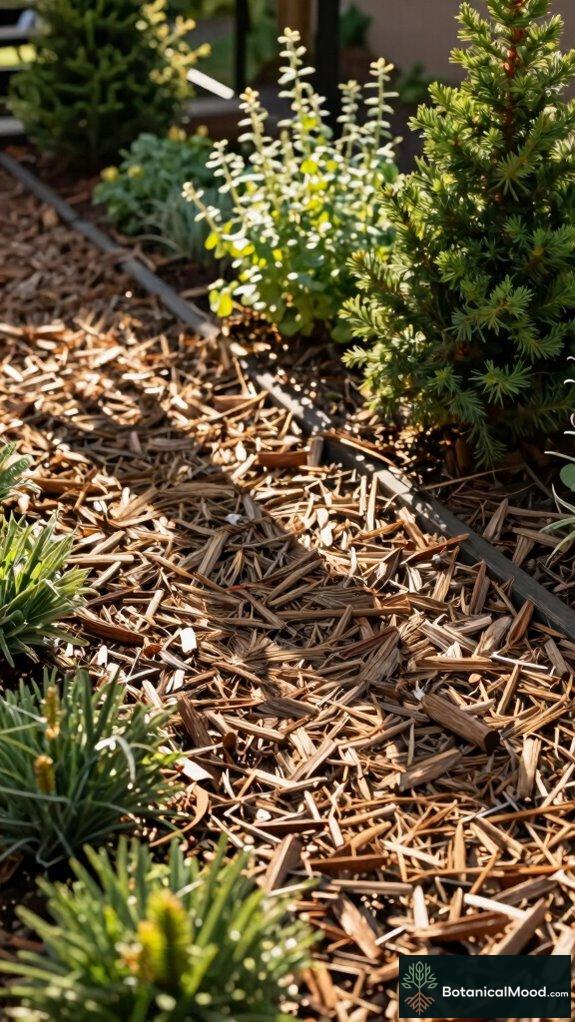 mulch placement for safety