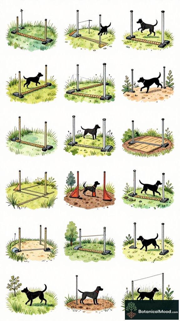 11 Natural Looking Backyard Dog Agility Ideas
