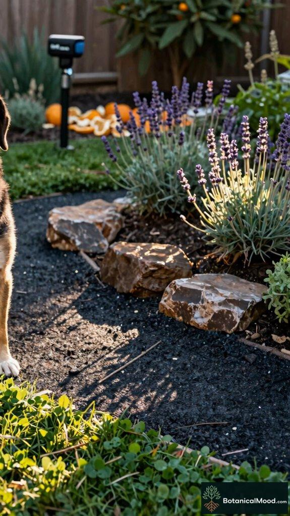 non harmful garden deterrents methods