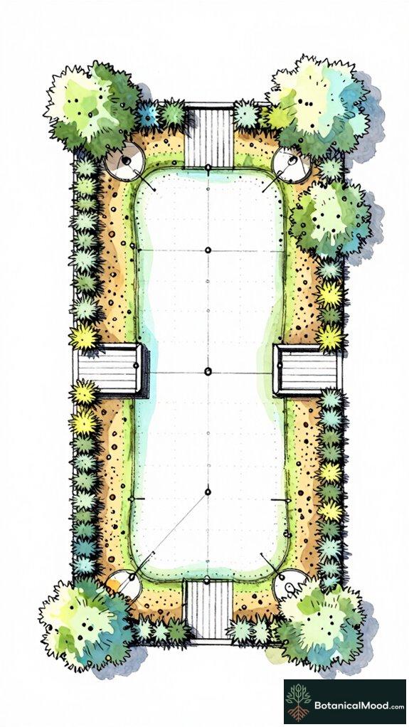 optimized irrigation sensor grid
