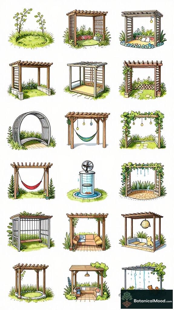pergola designs for pets