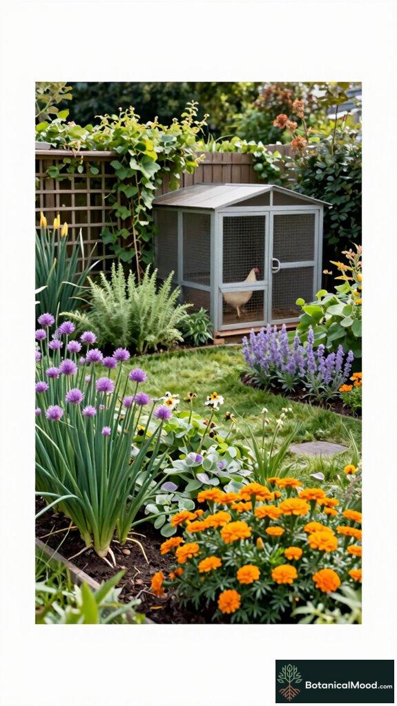 pest repellent plantings enhance coop