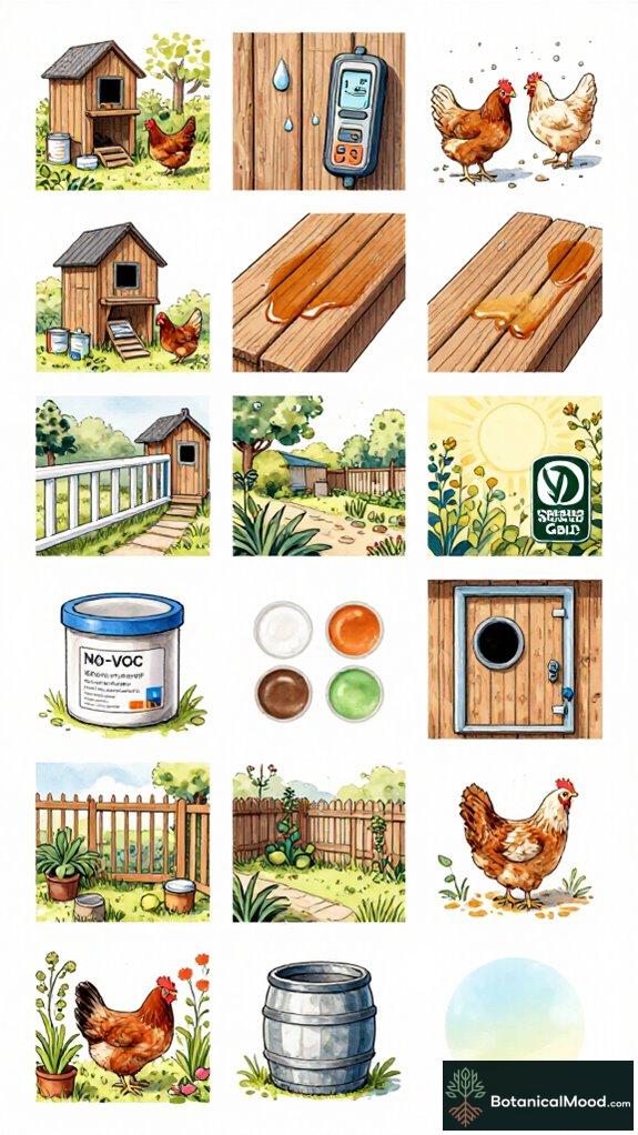 pet safe coop painting tips