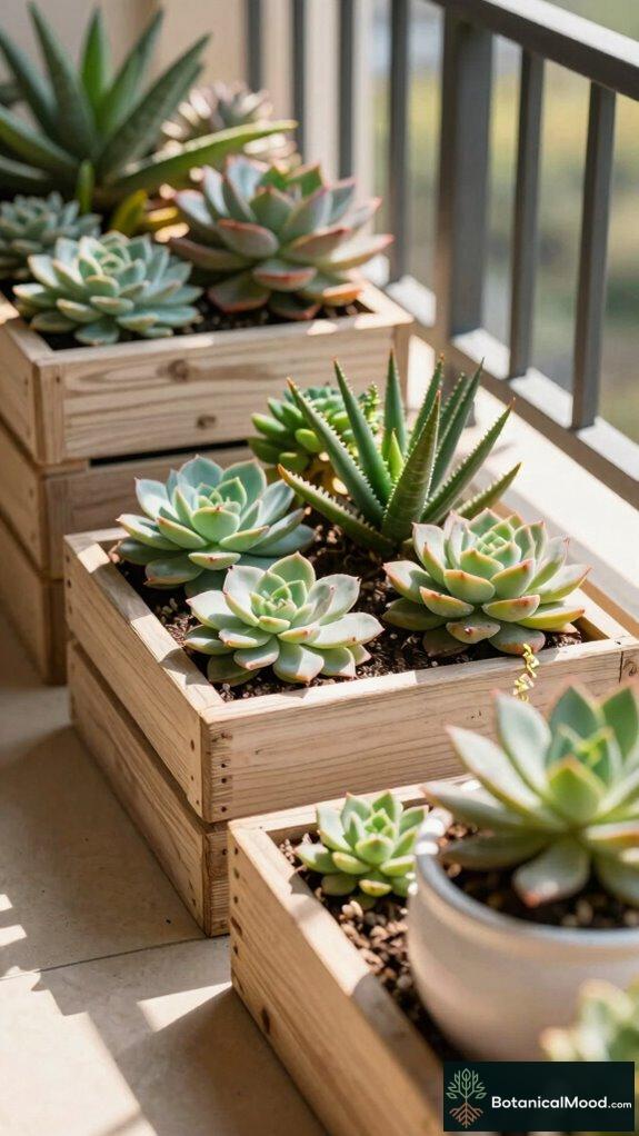 pet safe succulent balcony design