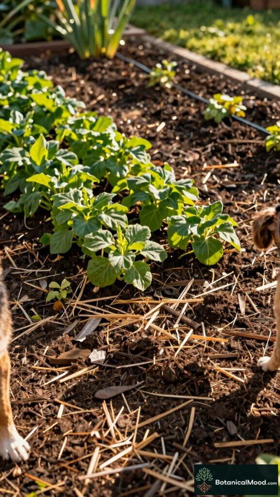 recovering soil through mulching
