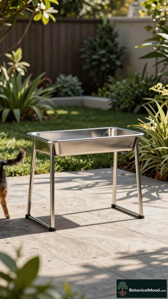 safe elevated feeder setup