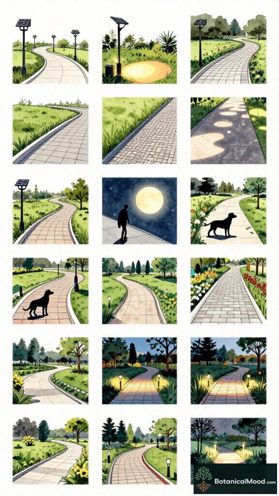 senior pet garden navigation