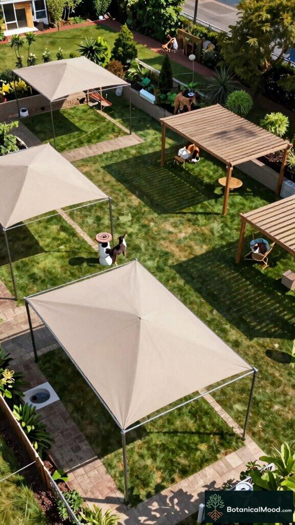 shade structures and maintenance