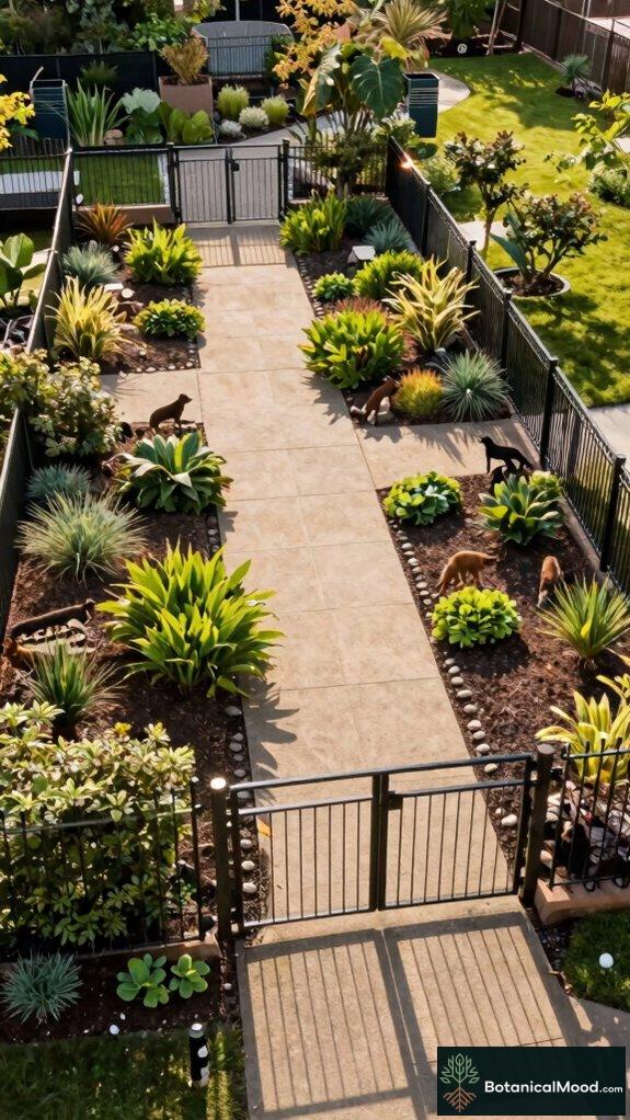 size specific dog area design