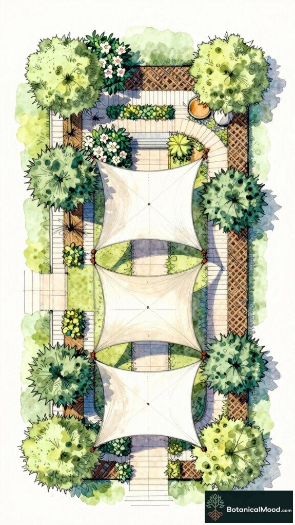 structured microclimate shade solutions