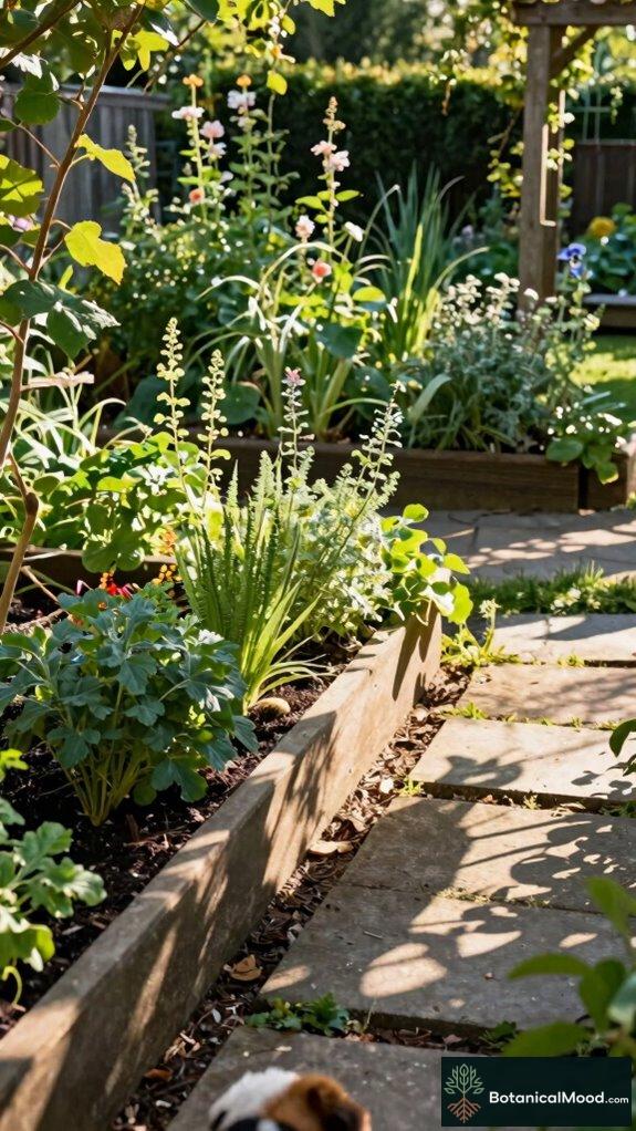 stylish safe garden organization