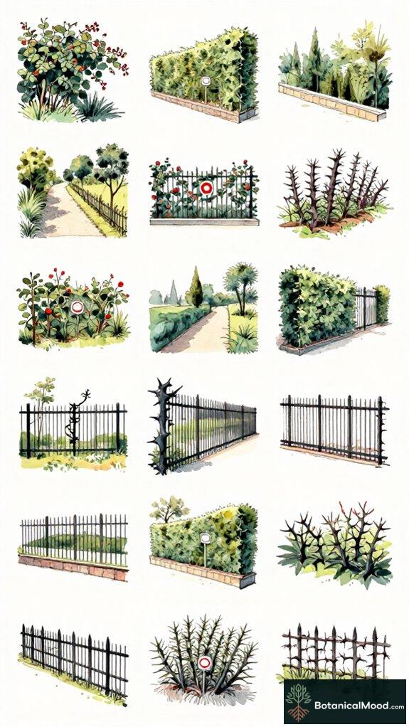 thorny plants for protection