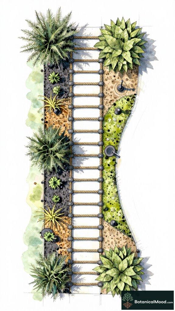 tiered rope ladder design