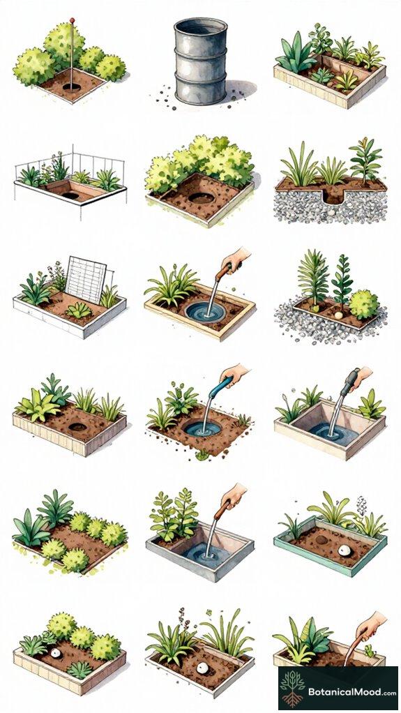 underground waste digesters installation