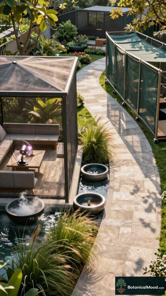 ventilated shelters and hydration