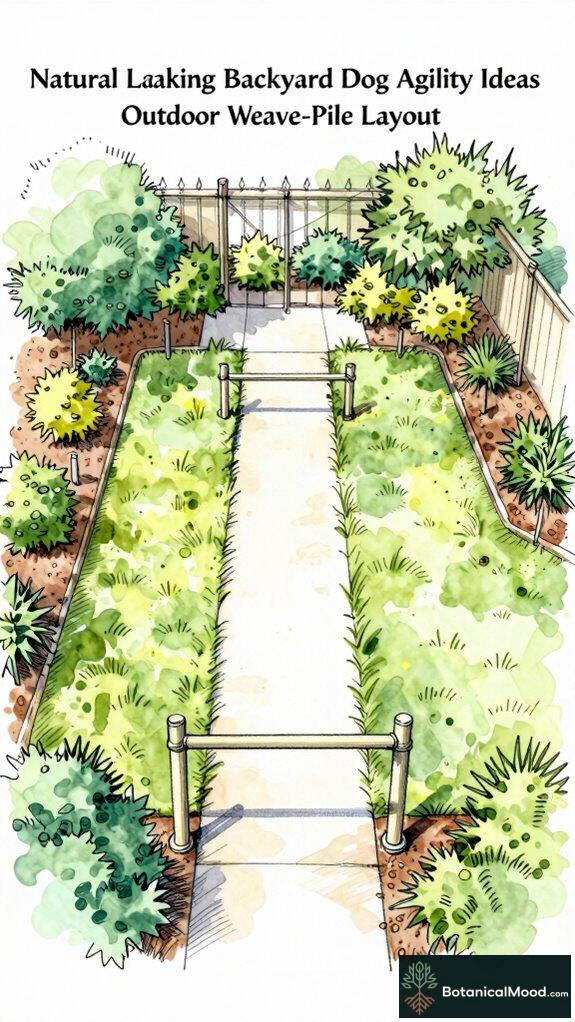 weave pole layout design guidelines