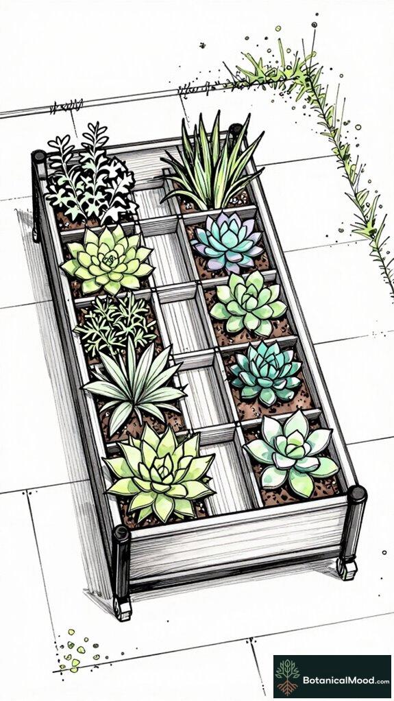 wheeled pet safe raised bed