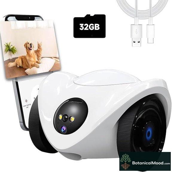 Pet Camera Treat Dispenser with 1080P Security