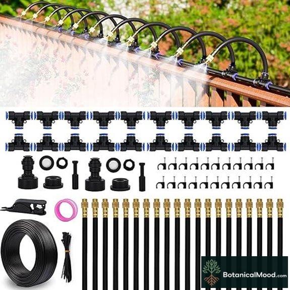 Drip Irrigation System with 20 Nozzles 66 ft
