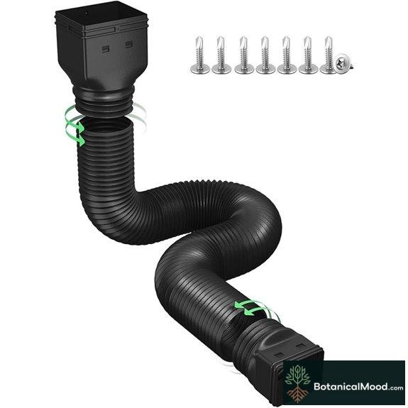 Ogutter Rain Gutter Downspout Extension (21-66 Inches)