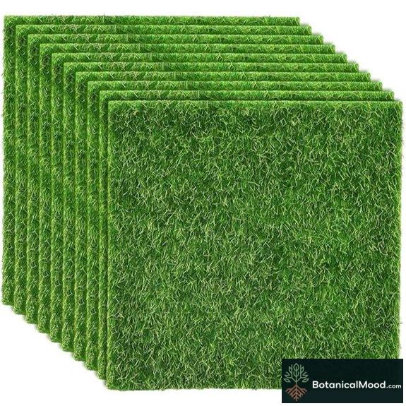 Shindel 10-Pack 6 Artificial Grass Miniature Lawn