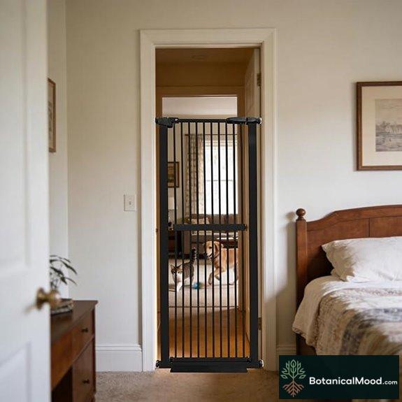 Lumizone Tall Cat Gate Auto-Close No Drilling