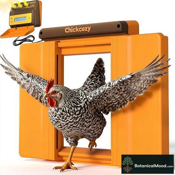 Solar-Powered Automatic Chicken Coop Door with Timer and Sensor