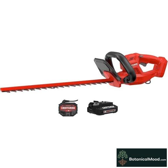 Craftsman V20 Cordless Hedge Trimmer with Battery