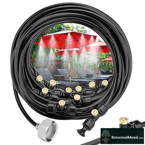 Misting Cooling System with 10 Brass Nozzles Kit