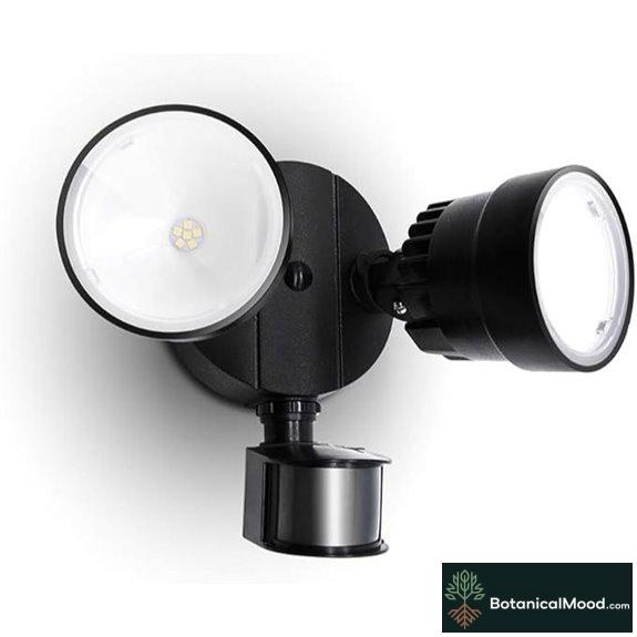 LUTEC 2000 Lumens Dual-Head Motion Floodlight