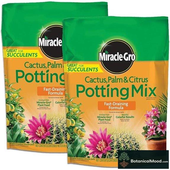 Miracle-Gro Cactus Potting Mix 8 qt 2-Pack