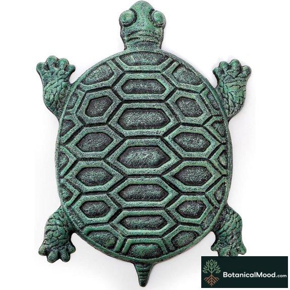 Lawei Cast Iron Turtle Stepping Stone