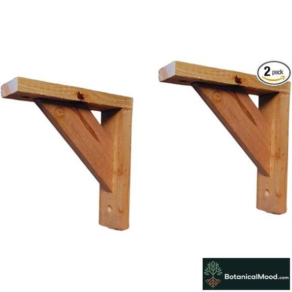 Cedar Window Box Support Brackets 6x6 (USA)
