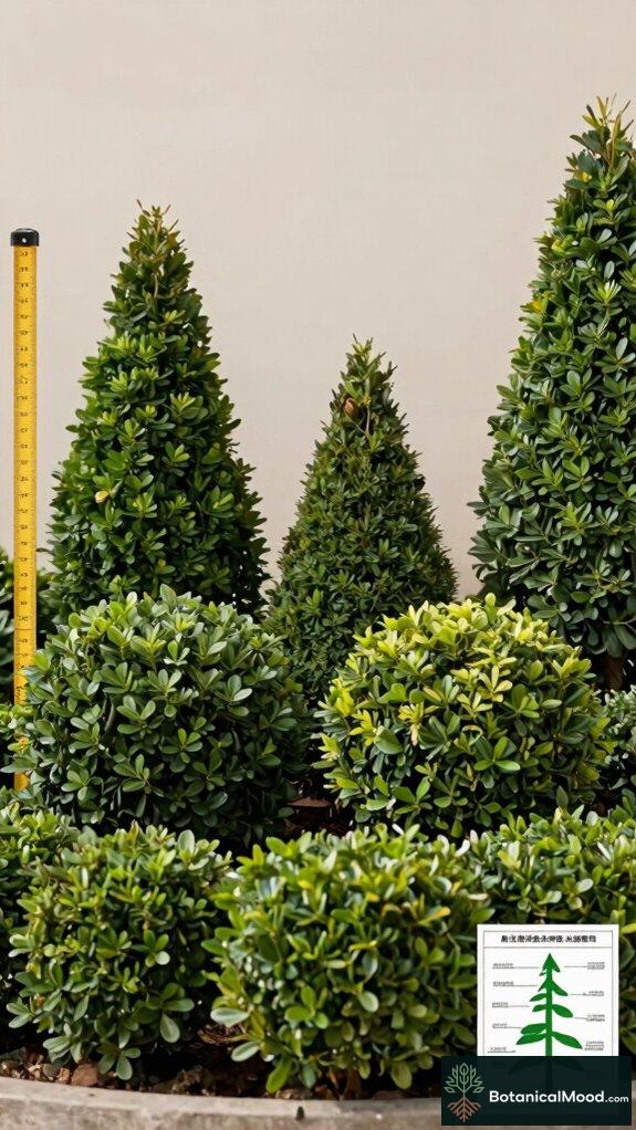 choosing appropriate boxwood varieties