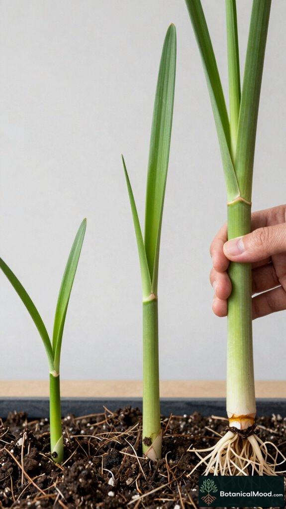 choosing healthy lemongrass specimens