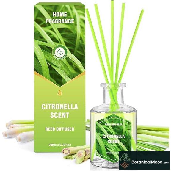 SCENTORINI Citronella Reed Diffuser Set (6.7 Fl Oz)