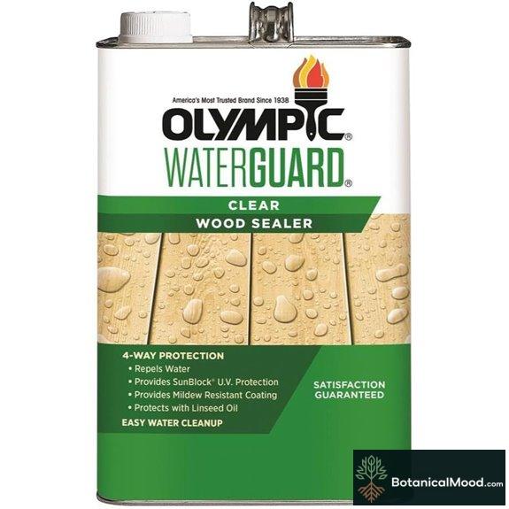 Olympic WaterGuard 1 gal. Clear Exterior Waterproofing Wood Sealer