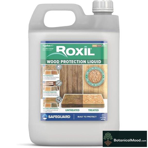 Roxil Wood Sealer Liquid (1 Gal) Clear 10-Year Water Protection