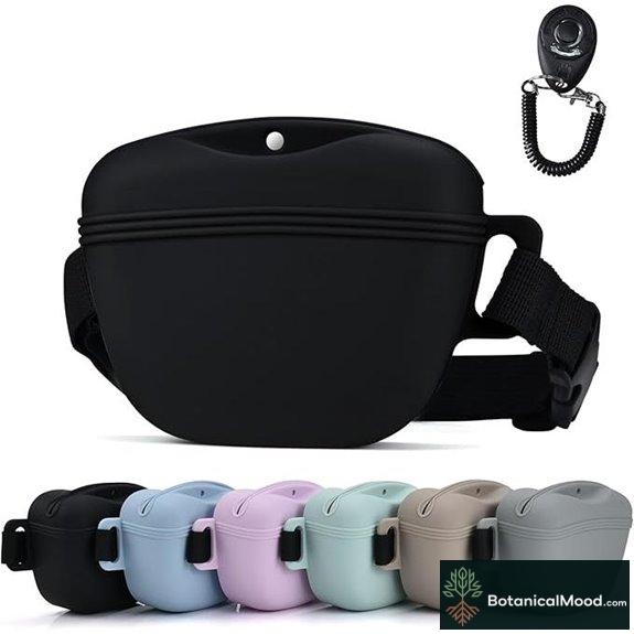Pet Training Snack Pouch with Clicker