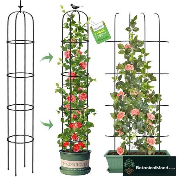 Tower Obelisk Garden Trellis for Climbing Plants