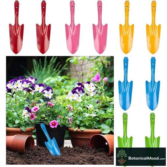 Colorful Mini Metal Hand Shovel Set for Gardening