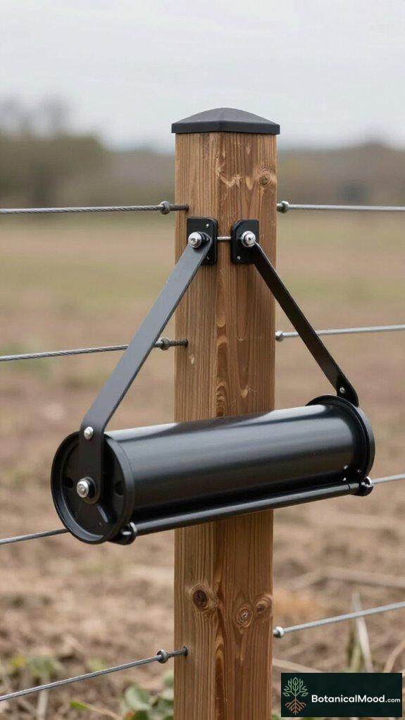 coyote fence roller selection