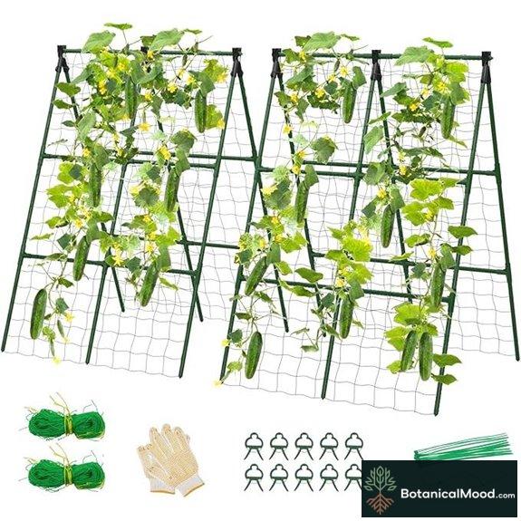 2 Pack Cucumber Trellis 34x48 Garden Support