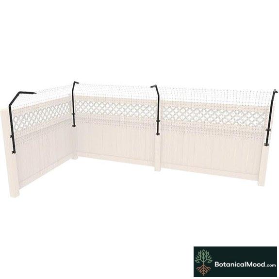 Curved Fence Extension Kit with Mesh (50 ft)
