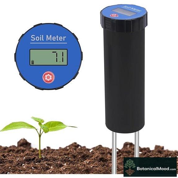 LUVCOSY Digital Soil pH Meter (Black)