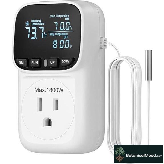DEWENWILS Digital Temperature Controller (15A/1800W)
