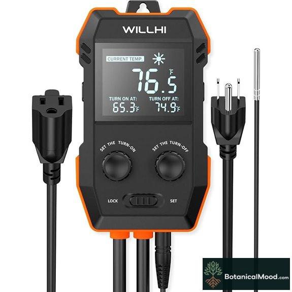 WH2408 Digital Thermostat Controller 1200W