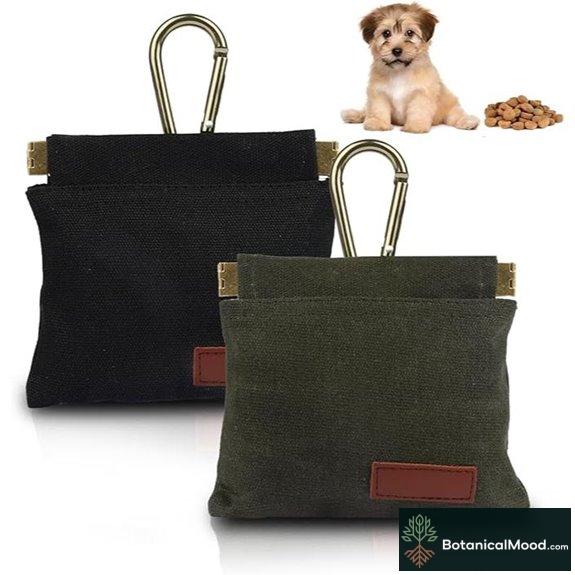 2Pcs Dog Treat Pouches with Carabiner