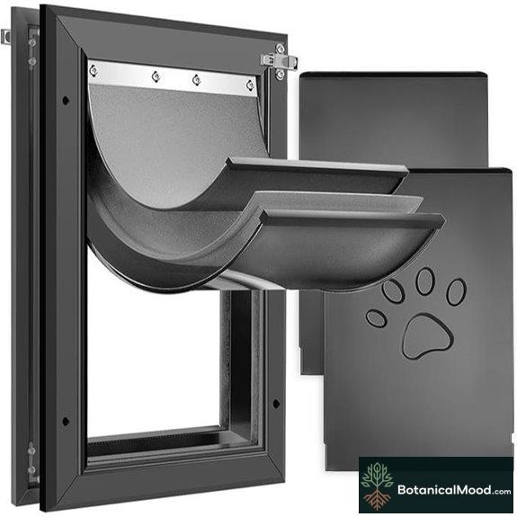 Petoasis 3-Flap Heavy-Duty Dog Door Aluminum Frame